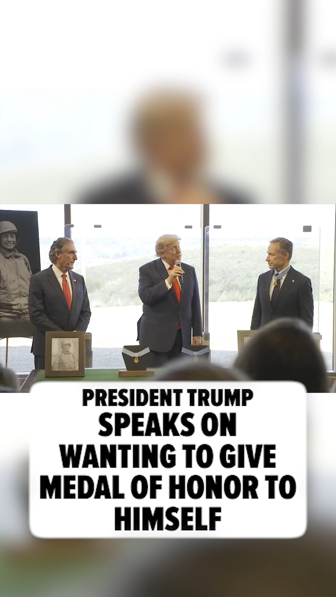 🥇👀 Trump sounded off while awarding presented Theodore Roosevelt’s Medal of Honor to his presidential library, stating he would like a medallion for himself