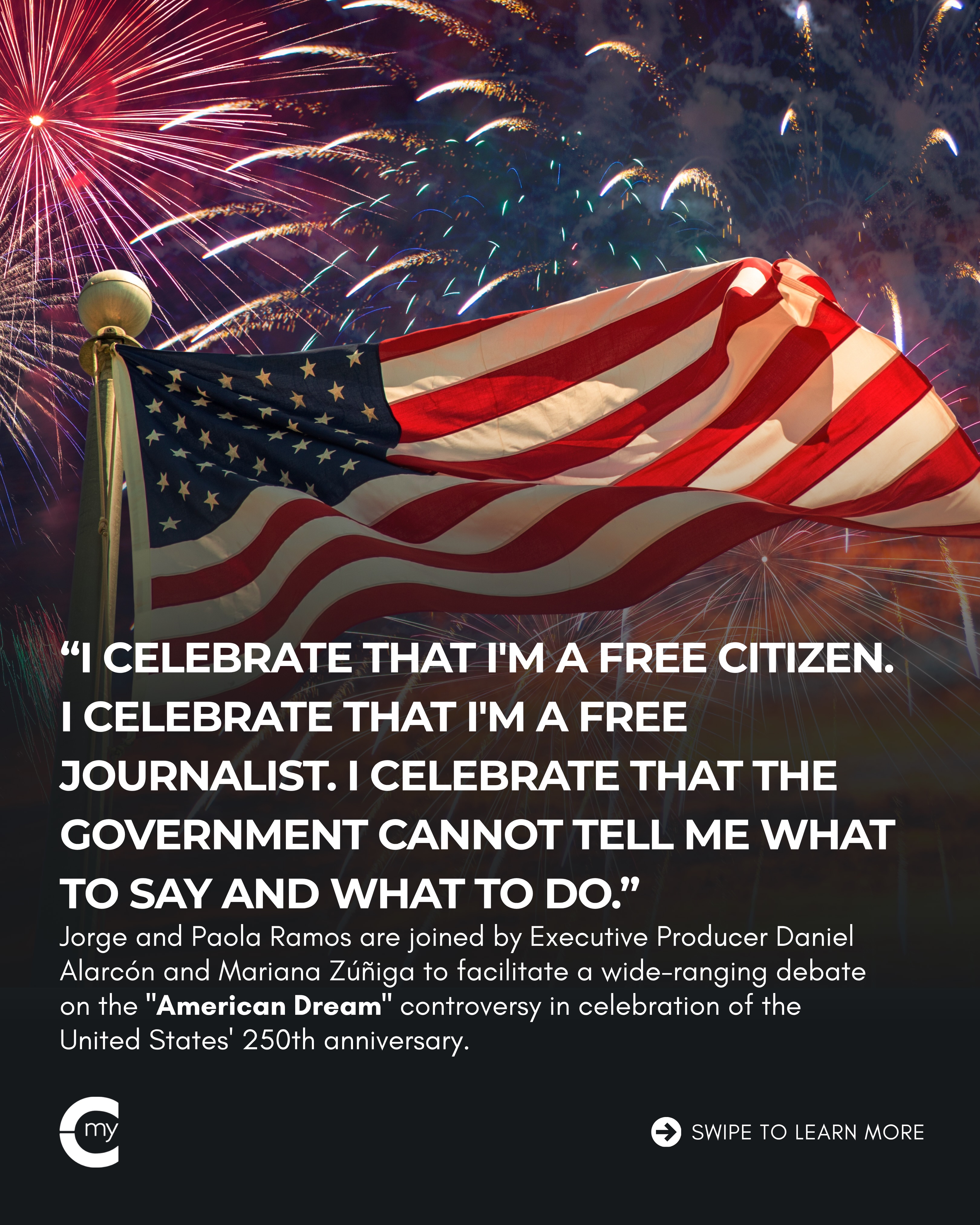 As the United States marks 250 years, the country is facing pivotal questions about its future. From major Supreme Court decisions and immigration policy to the upcoming midterm elections, the choices being made today could shape American democracy for years to come.

On Episode 40 of #TheMoment, @jorgeramosnews, @paoramos, and Executive Producer @danielgalarcon step back from the headlines to explore what these defining moments say about the state of the American Dream—and why understanding them matters now more than ever.

Watch the full episode on TheMomentRamosPod YouTube channel or listen on the free @iHeartRadio app or wherever you get your podcasts. New episodes drop every Wednesday.

—

Mientras Estados Unidos celebra su 250.º aniversario, el país se enfrenta a cuestiones cruciales sobre su futuro. Desde las importantes sentencias del Tribunal Supremo y la política migratoria hasta las próximas elecciones de mitad de legislatura, las decisiones que se tomen hoy podrían marcar el rumbo de la democracia estadounidense en los próximos años.

En el episodio 40 de #TheMoment, @jorgeramosnews, @paoramos y el productor ejecutivo @danielgalarcon se alejan de los titulares para analizar qué nos dicen estos momentos decisivos sobre el estado del sueño americano y por qué comprenderlos ahora es más importante que nunca.

Ve el episodio completo en el canal de YouTube TheMomentRamosPod, o escúchalo en la aplicación gratuita de @iHeartRadio o dondequiera que escuches tus podcasts. Los nuevos episodios se publican todos los miércoles.