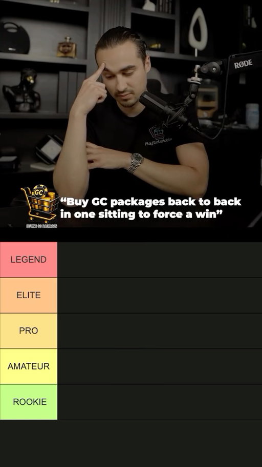 Most players have this backwards.
