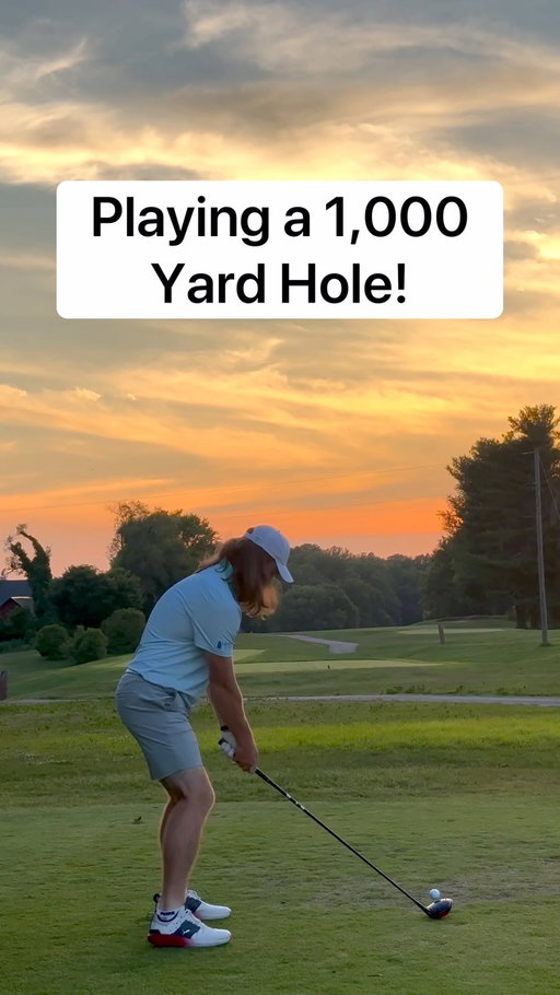 Decided to have a little fun and play a 1,000 yard hole… not something you see on most scorecards 🤣

This hole started on the tee box of the 14th hole at my home club & ended on the 17th green… definitely a fun way to engage your creative side when it comes to golf practice! 

The real question… what should the par be here? 🤔