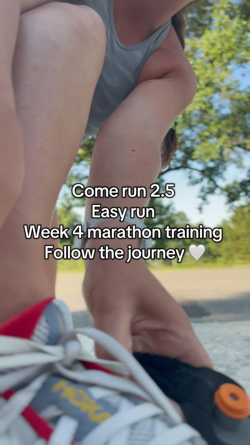 Follow along the journey to a full marathon, what week of training are you? #momsoftiktok #marathonrunner #30yearoldsontiktok #marathonrunner #momswhorun