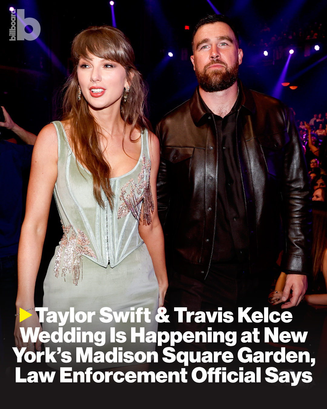 Taylor Swift and Travis Kelce will have their wedding at Madison Square Garden on Friday night, according to a law enforcement official briefed on the security plans.⁠
⁠
The festivities will kick off with a smaller rehearsal dinner planned for Thursday night, the official said.⁠
⁠
More details at the link in bio.