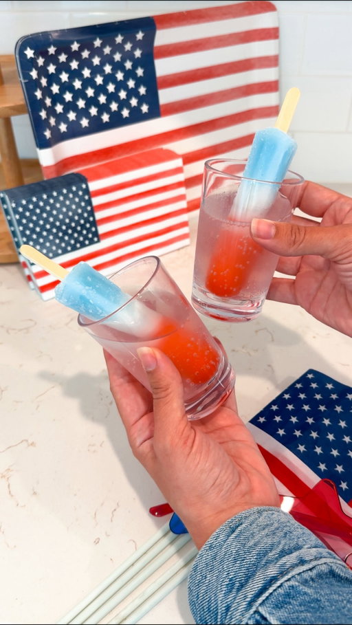 Easy ❤️🤍💙 drink upgrade! 🇺🇸✨

Looking for a fun and festive way to dress up your favorite drink? Just add a Rocket Pop ice pop! 

It’s the easiest way to turn any beverage into a patriotic treat that’s perfect for the 4th of July, Independence Day celebrations, or your FIFA watch party.

Not only does it add a pop of red, white, and blue, but it also helps keep your drink cold, making it the perfect way to beat the summer heat!

Be sure to follow along and check out my other recent 4th of July snacks and treats for even more easy, festive ideas!

#4thofjulydrink #4thofjulyweekend 
#fourthofjulyweekend #4thofjulyweekend
#july4th

4th of July, Fourth of July, Independence Day, red white blue, patriotic, icepop, Fourth of July drink, drink idea