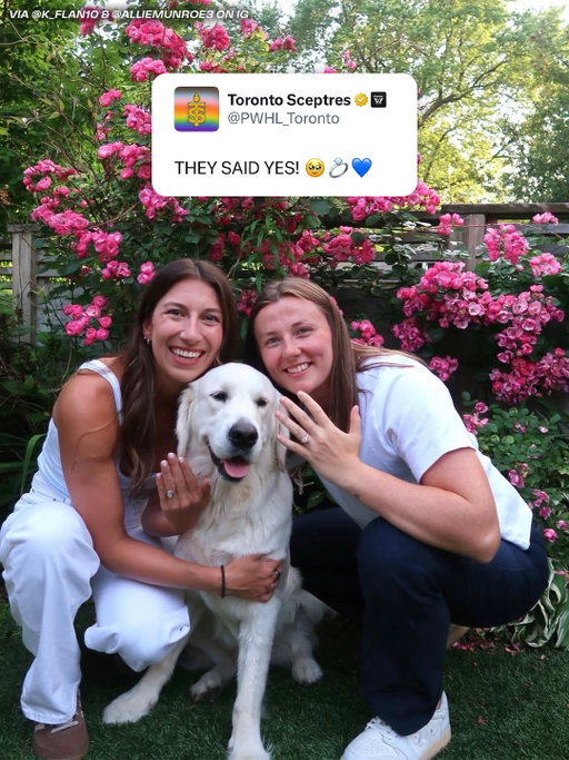 Congratulations to Kali and Allie on their engagement! 🥹💍💙