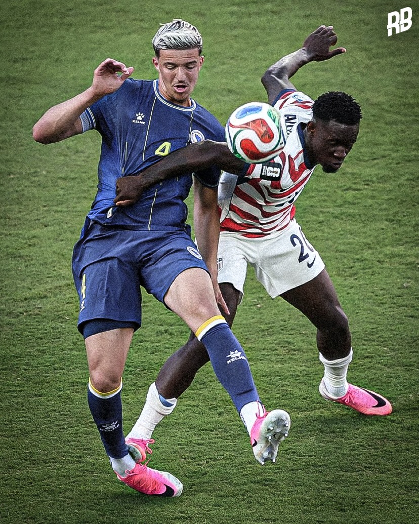 Is this a red card..? The USA’s top goal scorer has just been ruled out of the possible RO16 game and the remainder of the Bosnia game. 🫣

After an offside goal and a real goal, Folarin Balogun has just been sent off.

Are you saying red? 😬