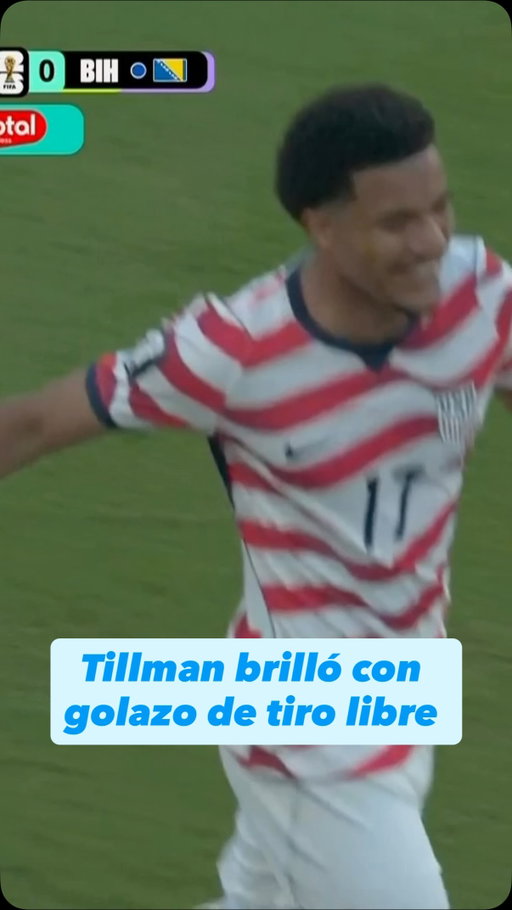 🤯 ¡QUE GOLAZO!

🇺🇸Con un potente derechazo de tiro libre, @malik.tillman venció a Vasilj y amplía la ventaja de @usmnt 💥

📺 Sigue la Copa Mundial de la FIFA 2026 por Telemundo y Peacock

#MundialTelemundo #Somos26 #FIFAWorldCup #USMNT #USAvsBosnia