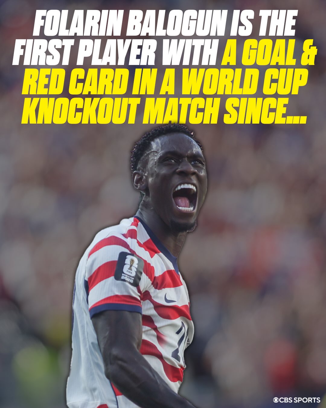 Quite the company for Folarin Balogun