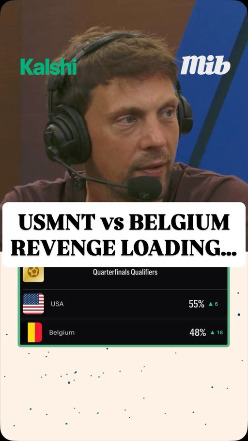 THE USMNT HAS A 55% TO ADVANCE TO THE QUARTERFINALS. THIS IS NOT A DRILL 🇺🇸

Brough to you by @kalshi