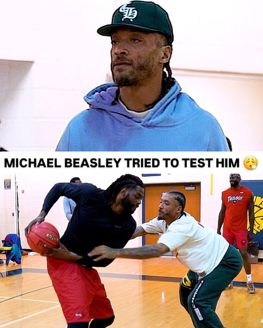 Willie Reed wasn’t having none of it with Beasley. 🫣 @showtimereed33 @michael8easley 
🎥 : @cazzieballislife