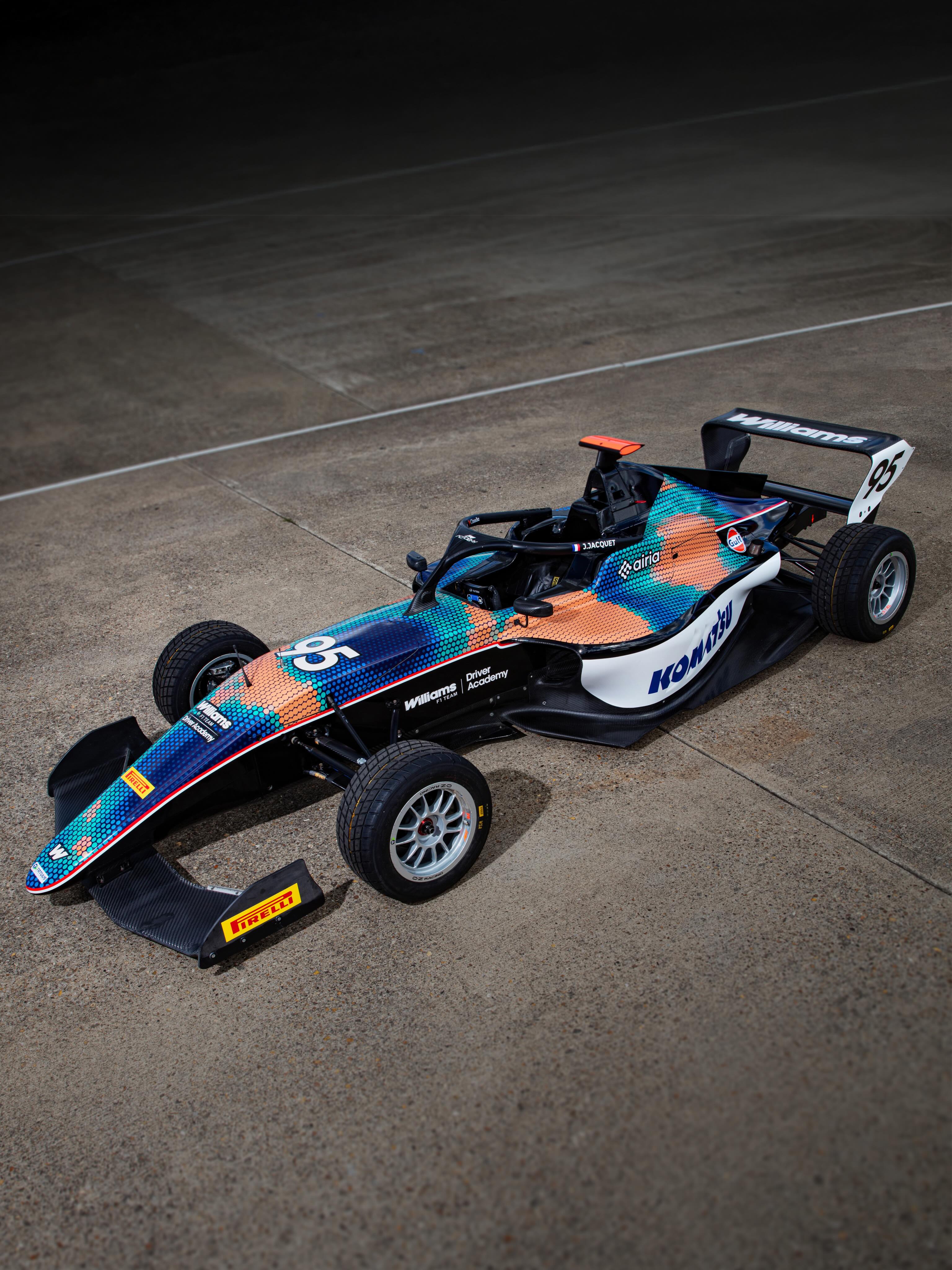 The next step on the journey is here, inspired by the thinkers behind the team 🙌 
 
Sharing our special one-off Pattern of Thought livery for @f1academy R03 at the British Grand Prix.