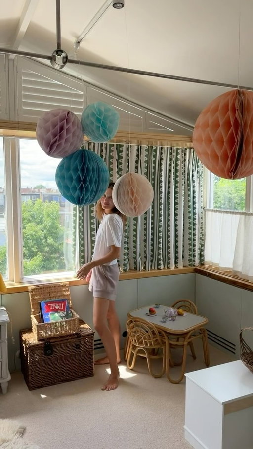 Curtain and Blind Transformation ✨

Wolfie’s Bedroom 🛏️

Wolfie’s bedroom is flooded with natural light thanks to it’s big windows, but it also meant the room felt a bit exposed. I worked with @littlefoxinteriors_ltd and @idanielgabriel to choose a combination of black out double pleat curtains with café curtains to create more privacy without blocking out all the gorgeous daylight. I instantly fell in love with the @scion_living Oakham Forest fabric, paired with the café curtains in @warwickfabricsuk shade Pesaro Milk.

My Bathroom 🛁

After recently renovating my en suite, the blinds were the final finishing touch. I chose @linwood_fabric Ruffled Vienna to complement the natural colours already in the space. The subtle texture and delicate pattern add warmth and softness, tying everything together while keeping the calm and cosy feel.

Wilder’s Bedroom 🧸

For my youngest, Wilder, the fabric had to be something full of personality! We wanted it to feel fun, vibrant and a little bit wild - just like him 😜😂 As soon as I saw @warwickfabricsuk Wading Anemone, I knew it was perfect. It brings so much colour and character into the room while still feeling timeless enough to grow with him for years to come.

One thing that was really important to me throughout the boys’ rooms was choosing fabrics that reflected who they are now, while making sure they were designs they wouldn’t outgrow in a few years. I wanted them to feel playful without feeling childish, and I’m so happy with how they’ve come together ♥️

#ad