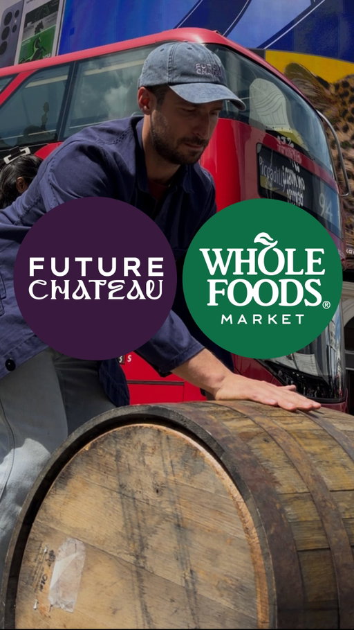 PSA: we do NOT advise rolling a 55kg wine barrel through London in a heatwave. Unless… you have some HUGE news to share 🟣🤝🟢

Future Chateau rolling out in all Whole Foods Market UK locations right now 🍇📈 

FINE WINE THE WAY IT WAS