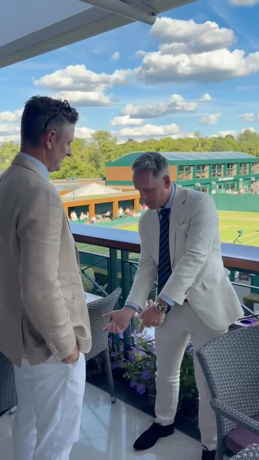 The grind never stops. Even at @wimbledon 💪