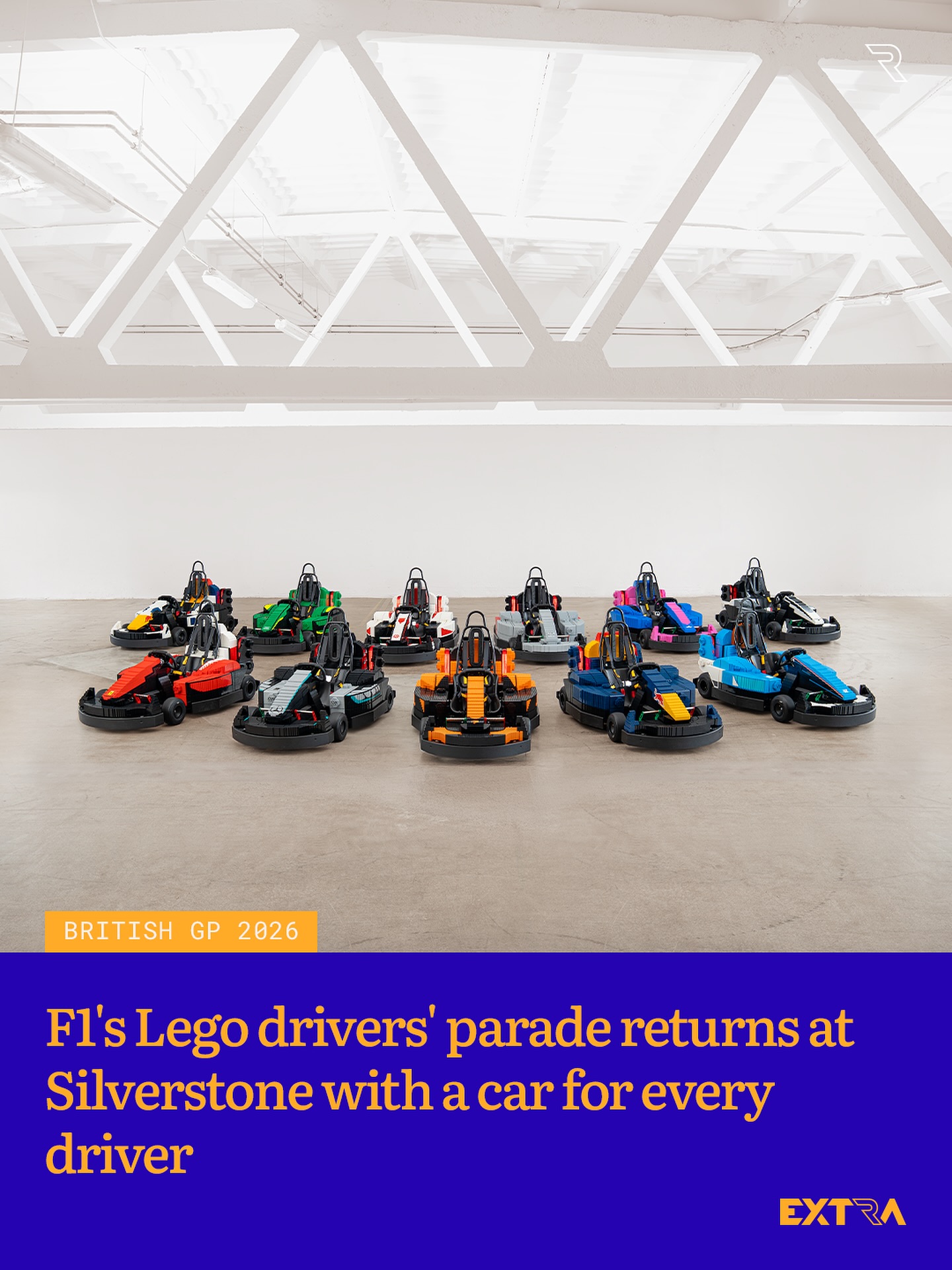 The drivers’ parade is going to be CHAOS 😂 Lego will take over the Formula 1 Drivers’ Parade at the 2026 British Grand Prix, with all 22 drivers receiving their own fully drivable Lego-built car for the first time! 🤩

#F1 #Formula1 #BritishGP #TheRaceExtra