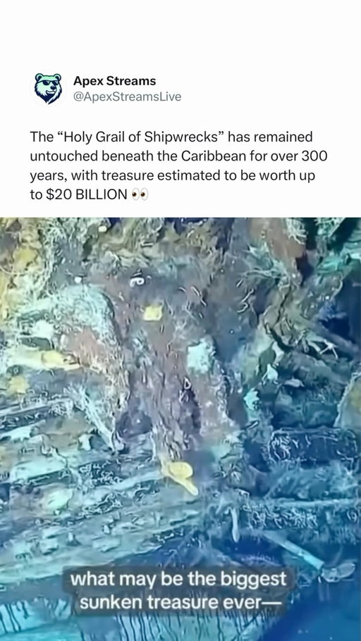 In 1708, the Spanish galleon San José sank during a naval battle carrying one of the richest treasure cargos ever assembled.

More than 300 years later, it’s still sitting on the ocean floor.