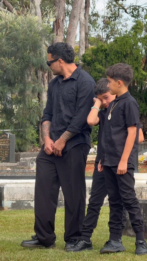 I don’t think I’ll ever find the words for what I witnessed today.

As we carried our Nanny to the urupā, I looked up and saw my husband and our boys standing together.

It wasn’t just a farewell.

It was their way of saying,
“We’ve got her now.”

Honouring the woman who helped raise me.
Thanking her for everything she poured into my life.
Letting her leave this world knowing I will always be loved, protected and looked after.

Their hearts were completely exposed.

They cried.
They stood tall.
They carried generations of love, grief and respect in every movement.

I’ll never forget watching them through my tears as I walked towards them holding my Nanny.

Being your wife and being your mum is one of the greatest privileges of my life.

Just as being a moko to my Nanny and Papa has always been.

Today, I wasn’t just proud.

I was humbled.

Thank you for honouring my Nanny with such strength, such courage and such love.

Arohanui, Nanny. 🤍