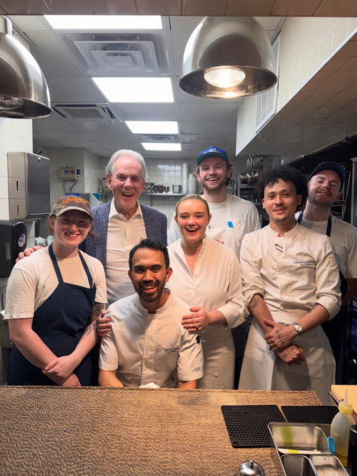 Cooked for a legend last night! What an absolute pleasure to cook for one of the most impactful chef in our industry, a true lover of French cuisine 🇫🇷 Moments like this really bring in team together with a sense of immense pride, thank you Chef Keller 🙏🏼