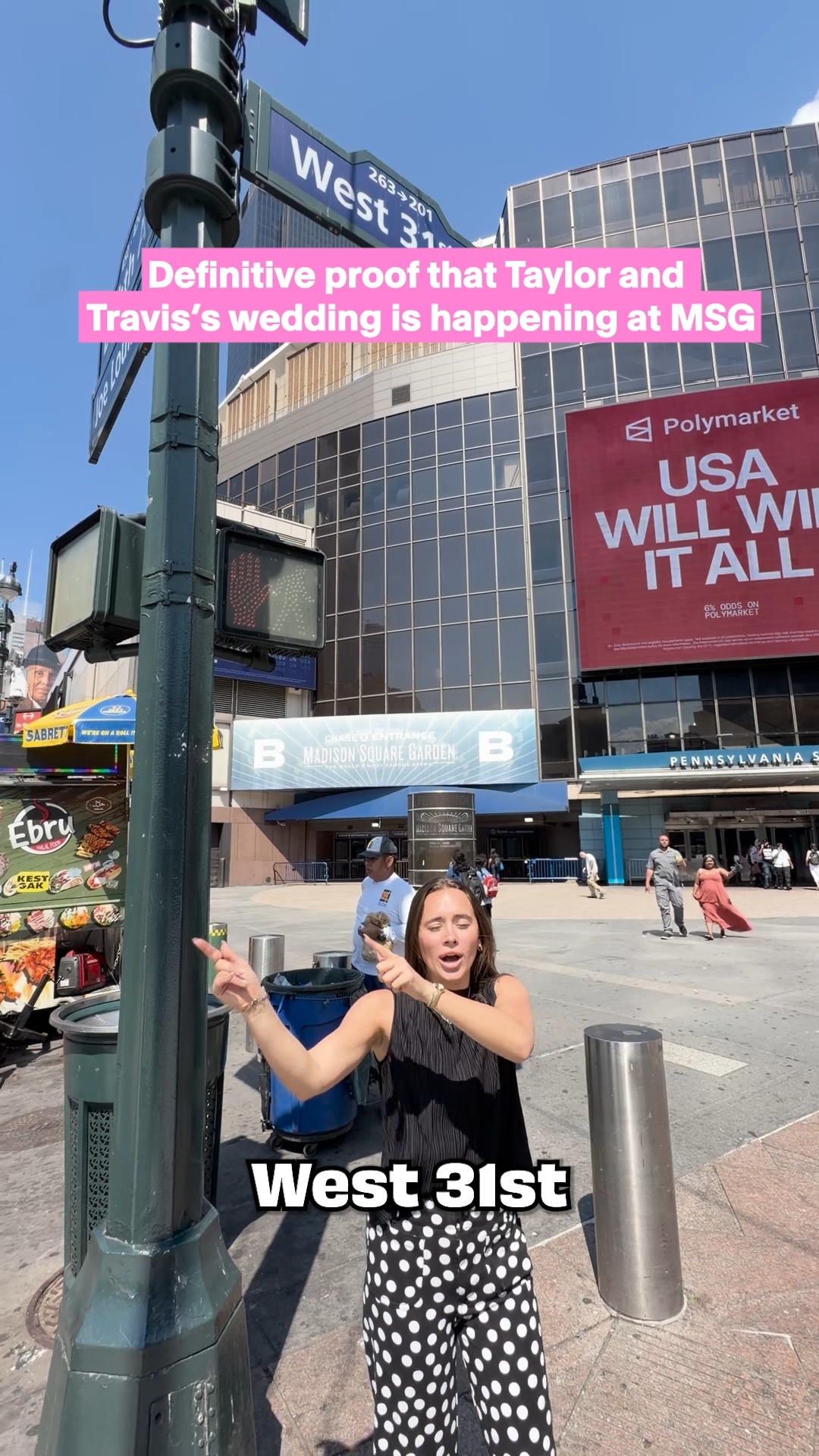 All the Easter eggs point to Taylor Swift getting married at Madison Square Garden. 👀👀