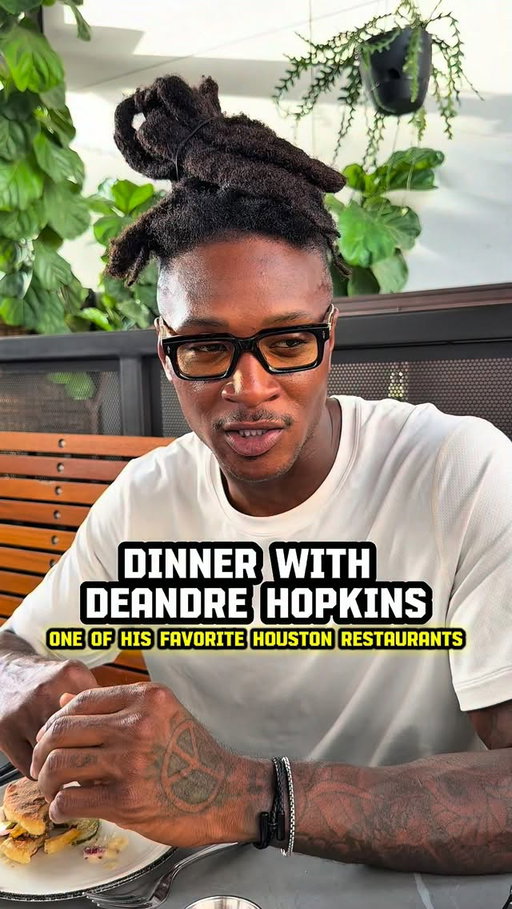 Dinner with Houston Texans legend DeAndre Hopkins @deandrehopkins and his sister, Shanterria @2isthatyou at one of their favorite Houston restaurants.

We visited Nancy’s Hustle @nancyshustle , the Michelin Guide Bib Gourmand in EaDo known for blending European and Mediterranean influences with seasonal American cooking.

We tried some of their favorites, including the famous Nancy Cakes with honey, duck dumplings, and the cheeseburger, before finishing with the hazelnut marjolaine and buttermilk ice cream.

I also got to sit down with DeAndre for a Q&A about Houston’s food scene, favorite restaurants, and where he loves to eat around the city, so stay tuned for that.

📍Nancy’s Hustle
2704 Polk St A, Houston, TX 77003

#houstonfood #houstonrestaurants #houstontexans #deandrehopkins