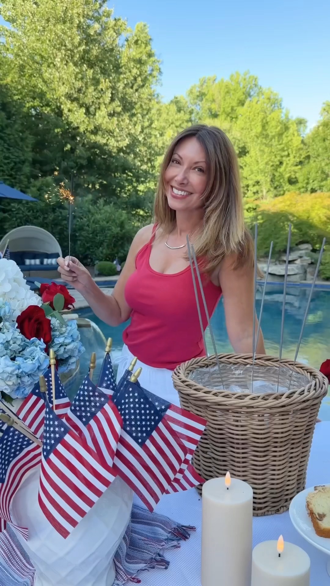 Making the backyard feel a little more special this year with @_janinegraff_! 🇺🇸✨

Celebrating 250 years of America with fresh flowers, thoughtful touches, and sparklers ready for when the sun goes down! ❤️

Join us as QVC celebrates America's 250th Birthday and tap the link in our bio to shop star-spangled savings during our July 4th Spectacular! 🌟