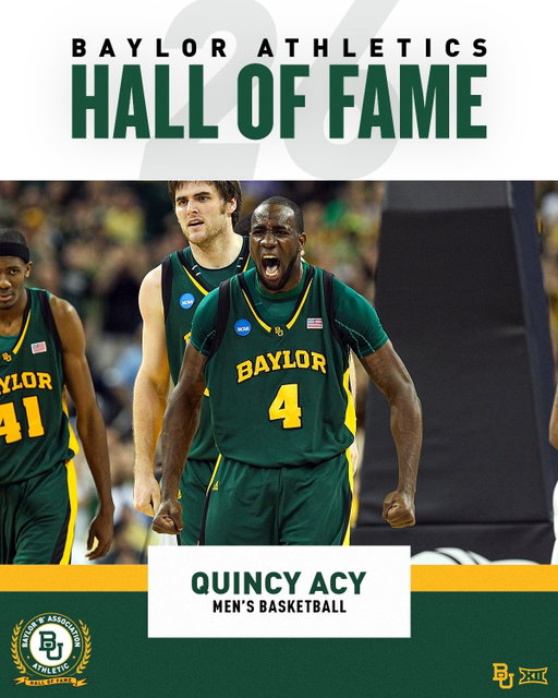 ✅ 2 Elite Eights
✅ 100 career victories
✅ NBA draft pick
✅ 2012 NCAA South Region All-Tournament Team 

That’s a Hall of Fame resumé for @quincyacy 🏆

#SicEm | #CultureofJOY