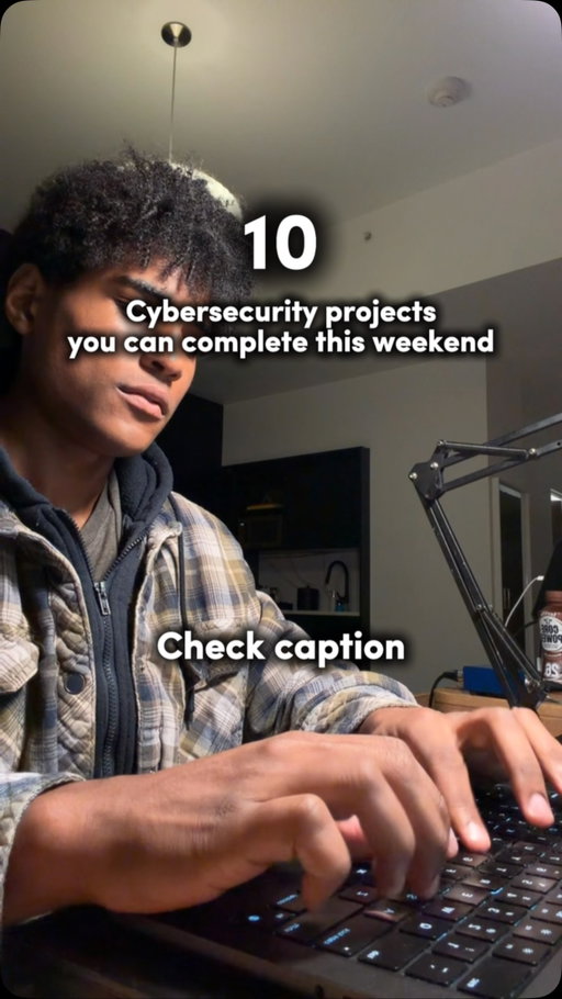I won a national cybersecurity scholarship competing against students from Harvard and Princeton and am currently studying CS @ Cornell. 

“Security has great job security” and it’s not slowing down. 

Here are 10 projects to get you hired -

network and web security:

1. Port scanner. Build a tool that scans a target IP for open ports and identifies running services. The foundation of every security audit.
Tech: Python, socket library, Scapy.

2. Packet sniffer. Capture and analyze live network traffic. Filter by protocol, flag suspicious patterns, and log everything.
Tech: Python, Scapy, Wireshark for validation.

3. Web app vulnerability scanner. Crawl a site and test for SQL injection, XSS, and broken authentication automatically.
Tech: Python, Requests, BeautifulSoup, OWASP ZAP.

4. Firewall simulator. Build a rule-based system that filters incoming traffic by IP, port, and protocol. Visualize what gets blocked and why. 
Tech: Python, Scapy, Flask for the dashboard.

offensive security:

5. Password cracker. Hash a list of passwords and crack them using brute force, dictionary attacks, and rainbow tables. Shows you why weak passwords fail.
Tech: Python, hashlib, wordlists.

6. Keylogger detector. Build a tool that monitors system processes and flags suspicious keyboard listeners running in the background.
Tech: Python, psutil, OS-level APIs.

7. Phishing page detector. Paste a URL and it analyzes the domain, SSL cert, page structure, and content against known phishing patterns. 
Tech: Python, Requests, whois, scikit-learn.

defense and monitoring:

8. Intrusion detection system. Monitor network traffic in real time and alert when it detects port scans, brute force attempts, or unusual spikes.
Tech: Python, Scapy, SQLite, Flask.

9. File integrity monitor. Watch a directory for unauthorized changes. Logs every modification with timestamps and alerts you instantly. Tech: Python, hashlib, watchdog library.

10. Encrypted chat app. End-to-end encrypted messaging between two users. No server can read the messages, only the sender and receiver. Tech: Python, RSA/AES encryption, WebSockets.