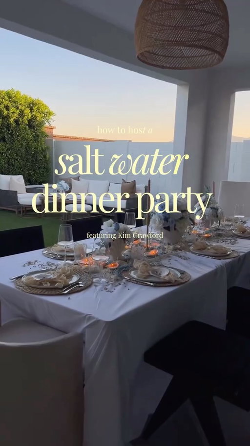 Take this as your sign to host a saltwater dinner party ✨🐚🌊 

Complete with a dress code, seashell tablescape, homemade summer menu, and a seafood tower, it all pairs perfectly with @kimcrawfordwine Pinot Grigio. Add a seashell wine charm station, and it’s truly a dinner fit for the summer ✨🌊🐚🧜‍♀️

This crisp, refreshing pour is the ultimate companion to a summer dinner party. The stunning bottle label even inspired the entire theme! 🌊🐚✨

I’m obsessed with how it turned out, and I’ll remember this beautiful day with every sip I take. ✨🌊

Next time you host, don’t forget the Kim Crawford Pinot Grigio – I’ll be looking for my invite! 

#kimcrawfordpartner #KimCrawford #ClubKim #BringKim #21+