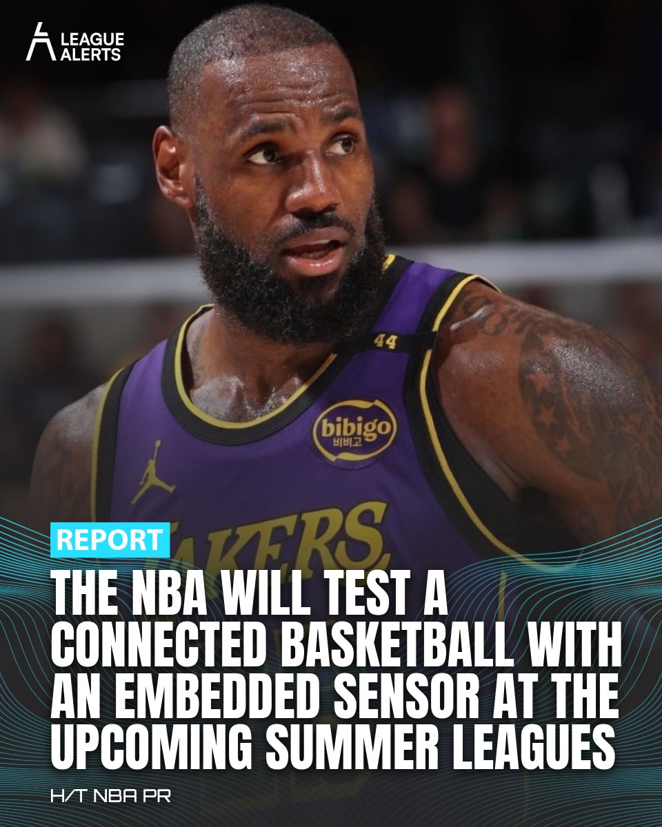 The NBA is set to trial a connected basketball at Summer League, using a built-in sensor that tracks contact without changing the ball’s weight or feel. The data could power future officiating calls like last-touch out-of-bounds rulings.