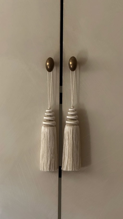 these closet doors are my favorite detail here in the twin room !! we DIY’d this almost four years ago so it was time for a little hardware upgrade 

comment “DETAILS” for links 🤎