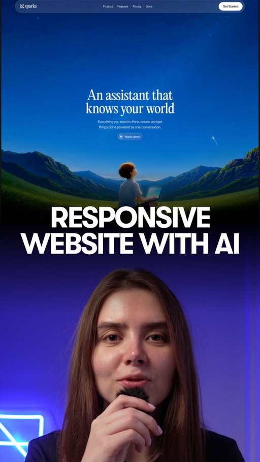 Stop spending hours making your website responsive.
Here’s a website designed for desktop only. Watch the Framer Agent make it responsive.

Prompt: “Make this page responsive. Create variants for any components that need alternate layouts, like the nav.”

The Agent generates responsive layouts for every breakpoint, restructuring sections, adjusting spacing, stacking content where needed, and creating component variants automatically.
Go try it!
#ai #agent #website #responsive