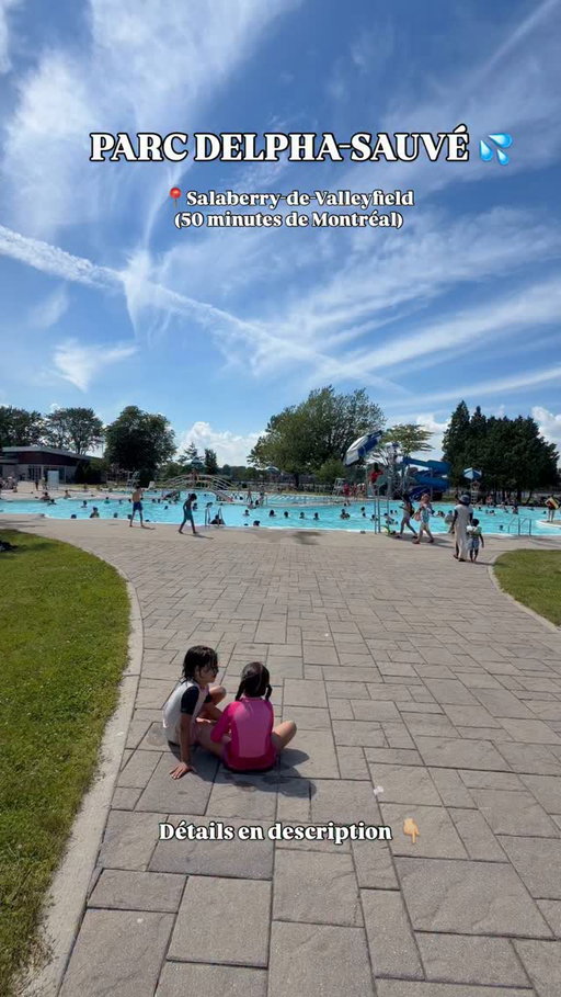 💦 Un superbe complexe aquatique à seulement 50 minutes de Montréal! 

Le Complexe aquatique extérieur du parc Delpha-Sauvé, en plein cœur de Salaberry-de-Valleyfield, est parfait pour une journée en famille. On y retrouve une grande piscine chauffée, une pataugeoire, des jeux d’eau, une rivière à courant, une glissade en spirale ainsi que 8 couloirs de nage. Le site est également accessible aux personnes à mobilité réduite grâce à une rampe d’accès.

📍 Complexe aquatique du parc Delpha-Sauvé
240, rue Victoria, Salaberry-de-Valleyfield, QC

🚗 Environ 50 minutes de Montréal

🕙 Horaire (été 2026)
• Lundi au jeudi : 10 h 30 à 18 h
• Vendredi au dimanche : 10 h 30 à 19 h
• Ouvert tous les jours jusqu’au 16 août, puis les fins de semaine jusqu’à la fête du Travail. 
‼️À NOTER: FERMÉ 3 JOURS DU 10 au 12 JUILLET‼️

💲 Tarifs non-résidents
• 0 à 5 ans : Gratuit
• 6 à 17 ans : 5 $
• 18 ans et plus : 7 $
• 65 ans et plus : 6 $
• Familial (2 adultes et jusqu’à 3 enfants) : 20 $

✨ Sur place :
• Piscine chauffée
• Rivière à courant
• Glissade en spirale
• Pataugeoire
• Jeux d’eau
• 8 couloirs de nage
• Grande aire de jeux avec modules juste à côté du complexe aquatique
• Tables à pique-nique et chaises de repos
• Accessible à vélo par la Route verte
• Situé directement dans le magnifique parc Delpha-Sauvé, au bord du lac Saint-François, parfait pour prolonger la journée avec un pique-nique ou une balade.

Si vous cherchez un endroit où les enfants peuvent s’amuser pendant des heures tout en profitant d’un magnifique cadre au bord de l’eau, celui-ci mérite définitivement une place sur votre liste cet été! 🌞💦

#todomontreal #todoquebec #montrealwithkids #salaberrydevalleyfield