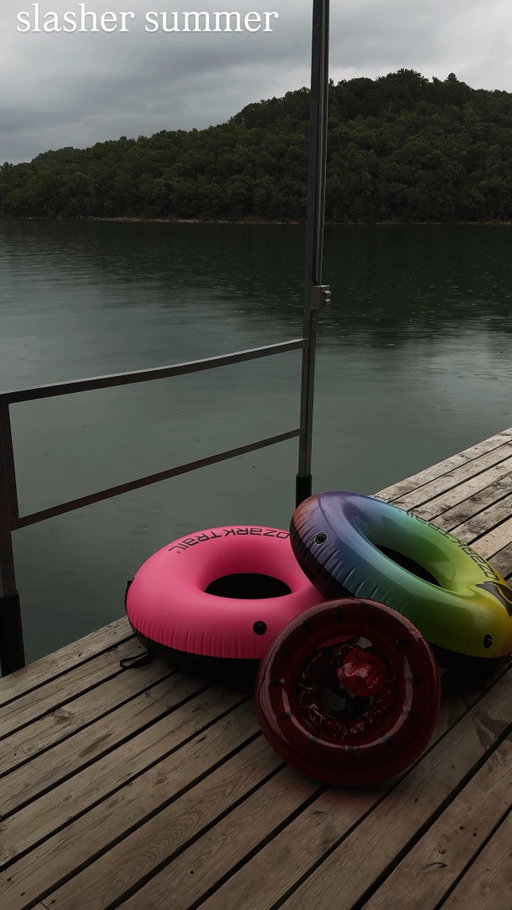 I finally watched Friday the 13th and Scream for the first time, so I think I’m allowed to participate in this trend now. 😌🔪🎃🤪

Last week we had a family lake trip to Arkansas and it was gloomy basically the entire week we were there, but it totally gave off slasher summer vibes! Beaver Lake is super clear and my husband had brought his waterproof action camera, so I asked him if he could try and grab the underwater swimming shot of me that’s in so many scary movies/shows and after a bunch of tries, we finally got one and it makes me so happy. 😂 

I’ve been on a classic slasher film kick, although I’m still a scaredy cat and Scream did give me nightmares. 🤪 I’m spacing them out, but I think I’m going to try for Halloween next. 👀 Any other older scary movies you’d suggest I try?!

Video highly inspired by @chasiteyy and @eerie.endeavor 🫶🏻

#slashersummer #summerween #summervibes #spookysummer #halloweeniseveryday summer camp, lake trip, lake days, gloomy weather, stormy weather, lightning