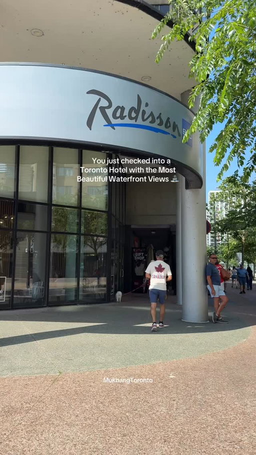 Radisson Blu Toronto
📍249 Queens Quay W

#hosted  @radissonblutoronto is within walking distance of some of the city’s most popular attractions, including the CN Tower, Ripley’s Aquarium, Rogers Centre, and Scotiabank Arena ⚡️

The hotel also has a pool lounge that’s open to day-pass guests, so you can relax, soak up the sun, and enjoy an incredible view of the CN Tower🏝️

 #lakeviewpoollounge

🍩 toronto restaurants, toronto food, toronto life, toronto foodie, toronto things to do, toronto weekend, toronto date ideas, toronto brunch, toronto coffee shops, toronto date night, toronto dinner spots, toronto patio, toronto influencer, toronto content creator, toronto beauty, toronto life style, toronto trip, toronto happy hour 
