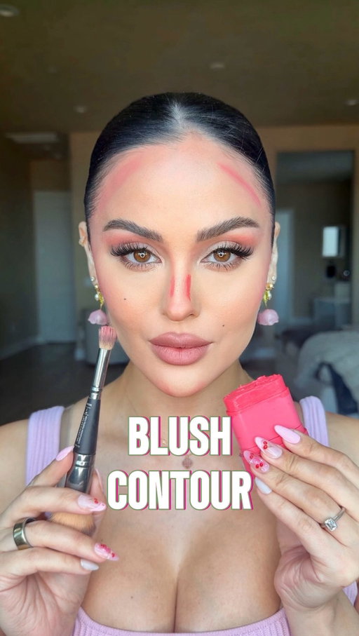 Skip bronzer this summer☀️Blush contouring > bronzer💓

Blush @kajabeauty in shade Strawberry Sorbet
Cushion foundation @tirtir_global in Natural beige

#blush #contour #makeuptips #makeup #makeuphacks