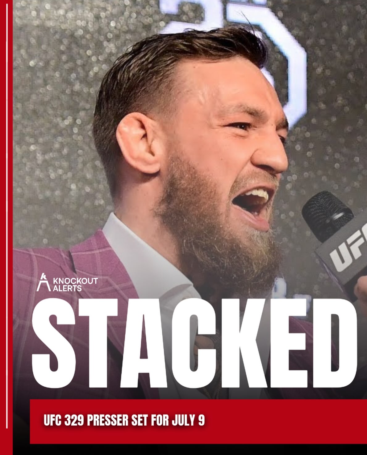 The UFC 329 pre-fight press conference goes down Thursday, July 9th at 10pm ET, two days before fight night. Conor McGregor, Max Holloway, Paddy Pimblett and Benoit Saint Denis are all expected on the dais 👀 McGregor’s first presser back since 2021 is going to be must-see.

(via @DamonMartin)