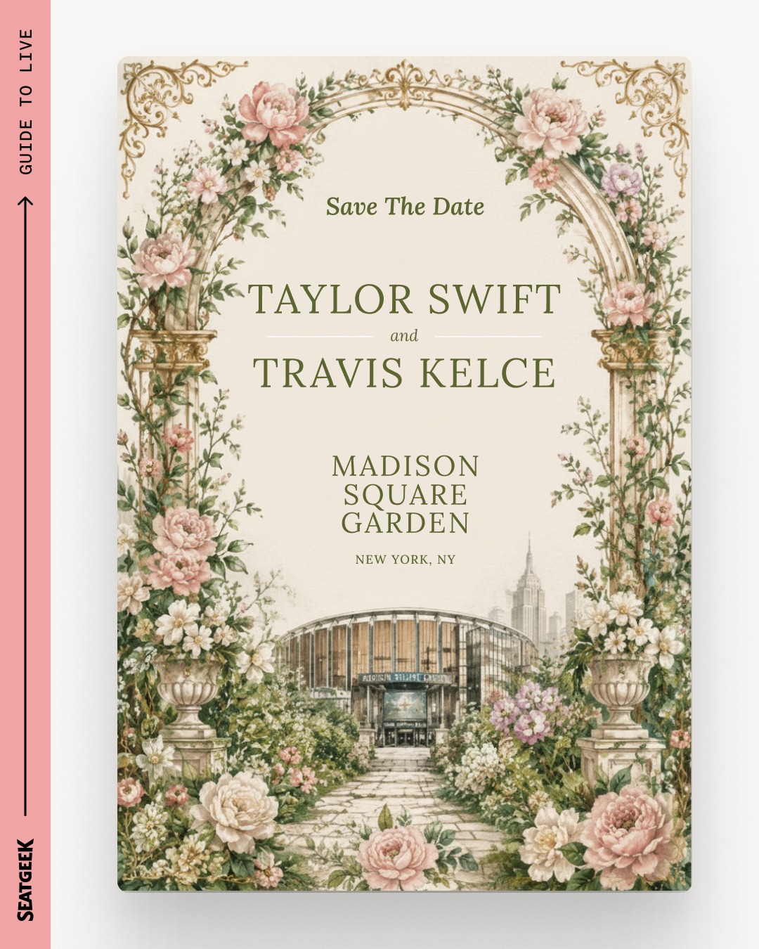 If Taylor and Travis tie the knot at Madison Square Garden, they'll join a memorable list of celebrity weddings at stadiums and arenas. 🤵👰

Check them all out by swiping!