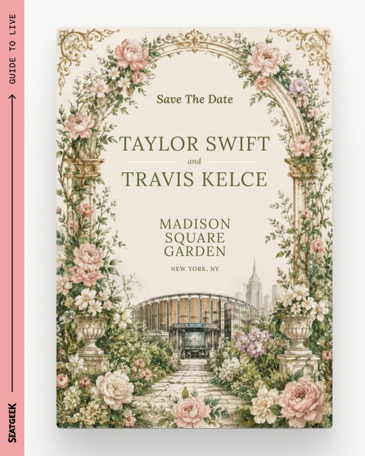 If Taylor and Travis tie the knot at Madison Square Garden, they'll join a memorable list of celebrity weddings at stadiums and arenas. 🤵👰

Check them all out by swiping!