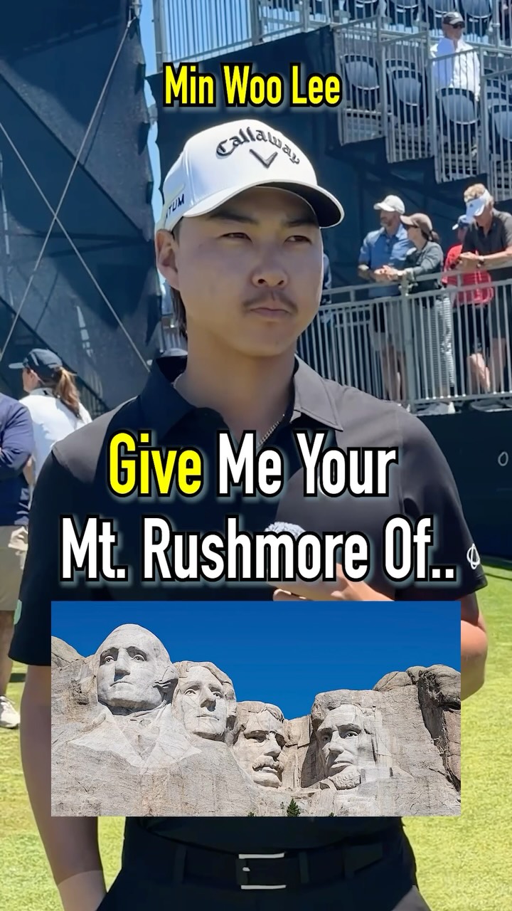 Min Woo Lee Names His Mount Rushmore Of Golf Courses!!

#golf #reels #golfcourse
