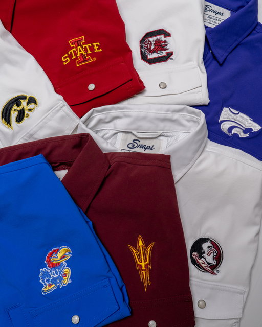 The Tailgater Collection from Snaps is built for alumni, students, diehards, and anyone who believes game day deserves better than another basic tee. Rep your school. Keep your style.
