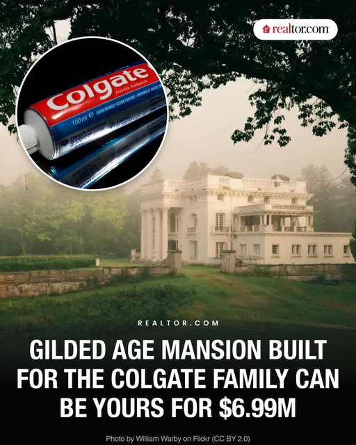 This Gilded Age estate, built for the Colgate family in 1903, is known as Filston. The property features 12,057 square feet of living space set on 106 acres, with nine bedrooms, five full bathrooms, and three powder rooms. Original details are found throughout, with every molding, column, and curve rooted in its turn-of-the-century construction.

Entire listing info at link in bio.