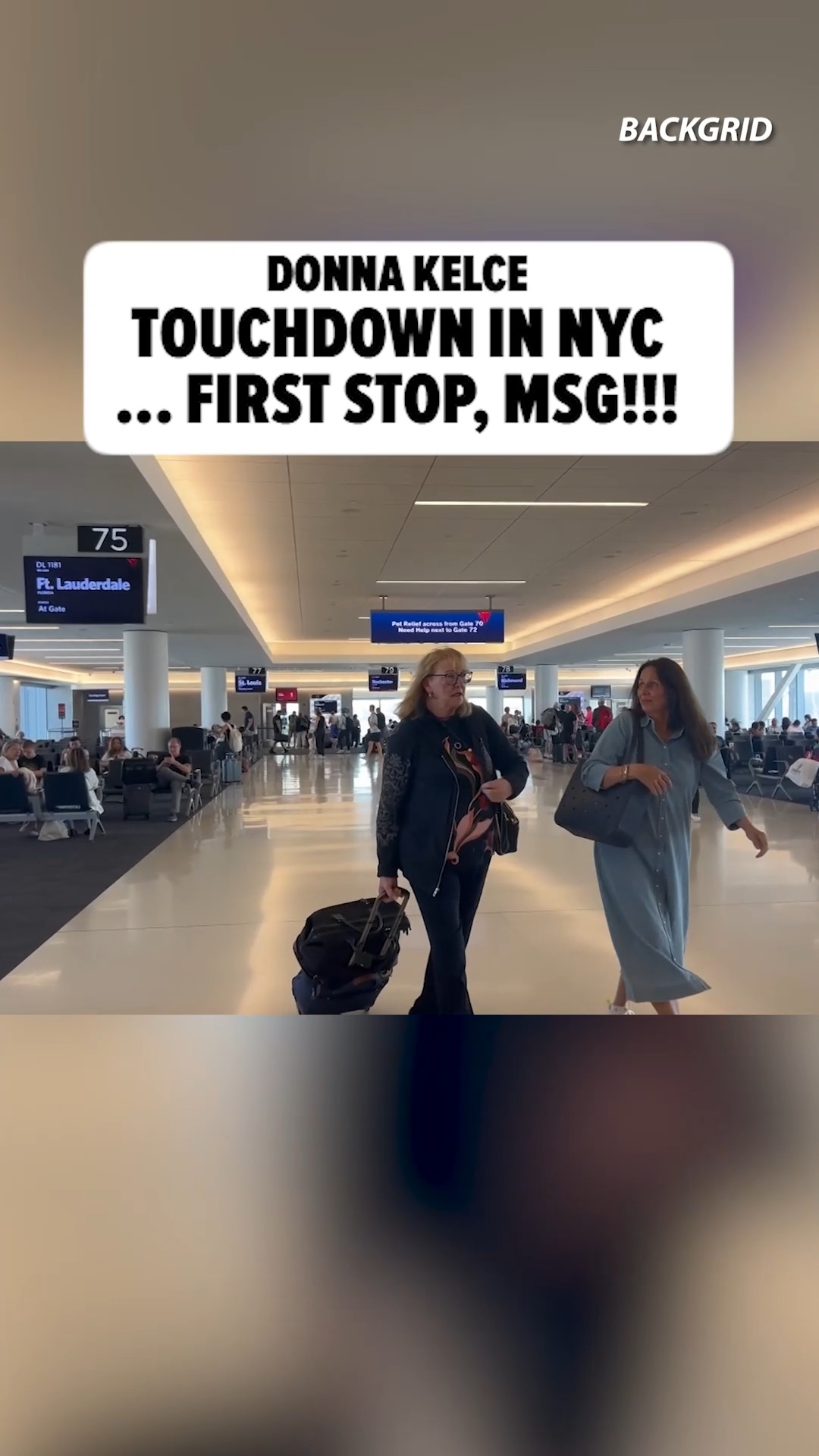 🚨💖 Madison Square Garden's biggest delivery isn't coming in on a truck ... it's Mama Kelce, who just rolled up after flying into town.

🎥: @backgrid_usa