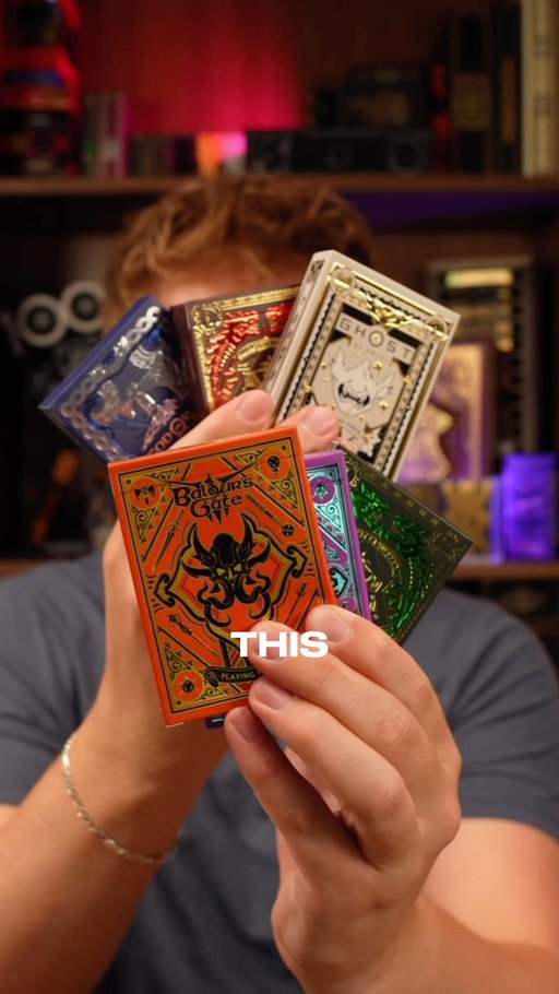 If you're a video game fan, these playing cards are for you! 😮
•
Cards by: @dyenamik_official ♠️
•
Check out all of these decks and so many more at dyenamik.com 🙌 @dyenamik_official 
•
#playingcards #videogames #review #danielhuckins #reels