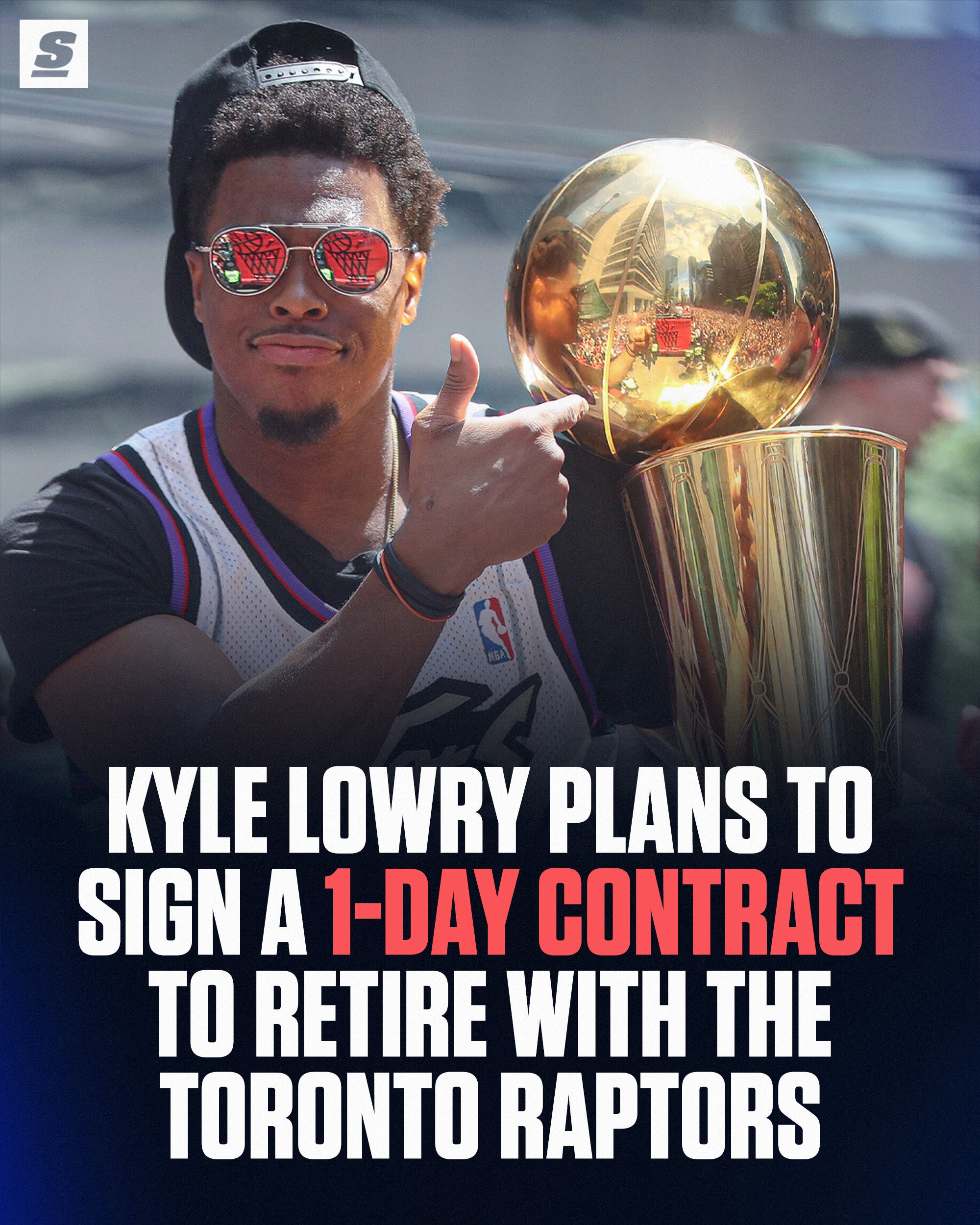 Kyle Lowry is retiring as a Toronto Raptor 👏❤️
[h/t Michael Grange]