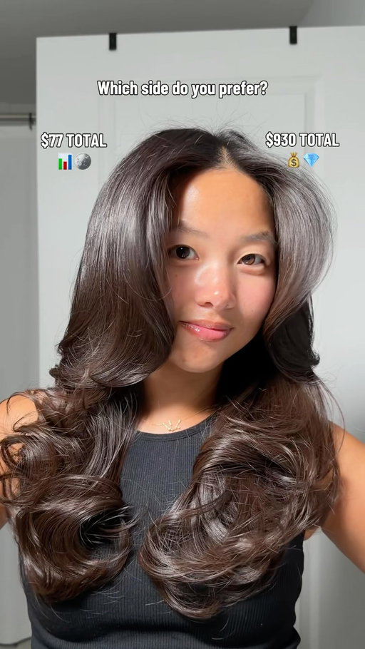 IB: @abbeyyung | that bougie side adds up quickly 🫪 #hair #hairvideo #hairofinstagram #haircare #hairroutine