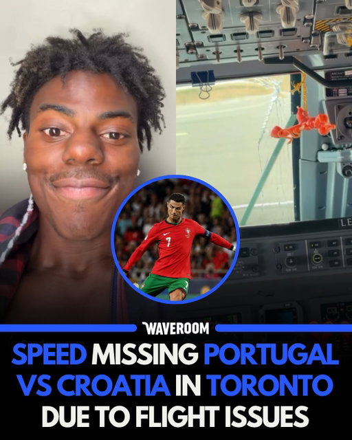Follow @waveroom.toronto for more Toronto content! 

Looks like Speed’s trip to Toronto won’t be happening after flight issues left him stranded before the Portugal 🇵🇹 vs. Croatia 🇭🇷 match.

The streamer shared photos of a damaged aircraft and later posted that his flight had been cancelled, asking if anyone could help him get to Toronto in time to watch Cristiano Ronaldo play.

📸: @ishowspeed 

DM us your videos/photos to be featured on the page!

We aim to keep our space respectful. Hate/racism comments are not tolerated and will be removed to the best of our capabilities.

🏷️ #waveroom #waveroomtoronto #toronto #canada #mississauga
