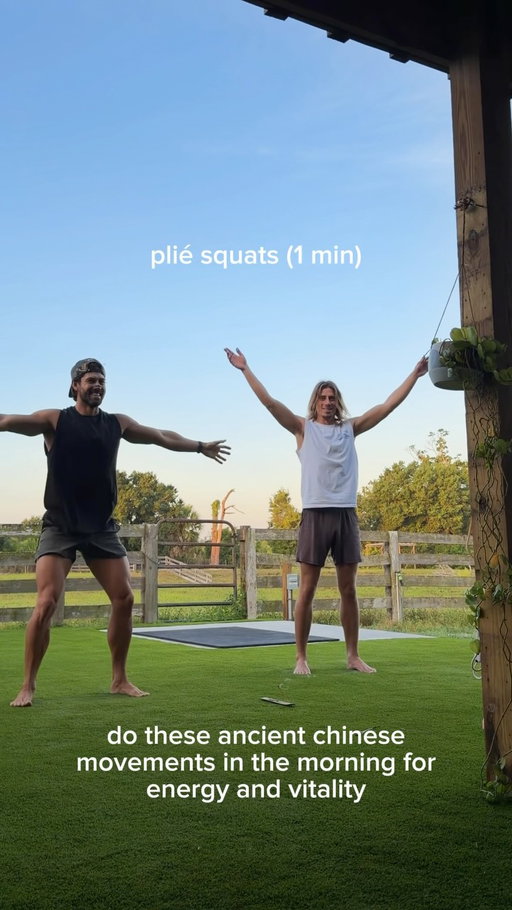 7 moves to feel better instantly ⚡️🔋🌞 save and do this with a friend tomorrow ✌️ 

1 min per movement:
1. Body bounces
2. Body waves
3. Arm swings
4. Full twists
5. Zen swings
6. High twists
7. Plies waists

Grateful for guys like @mikerholland and @mikechangofficial who turned me on the power of simple moves for body mind health ⚡️ 

#longevity #lymphaticdrainage #qigong
