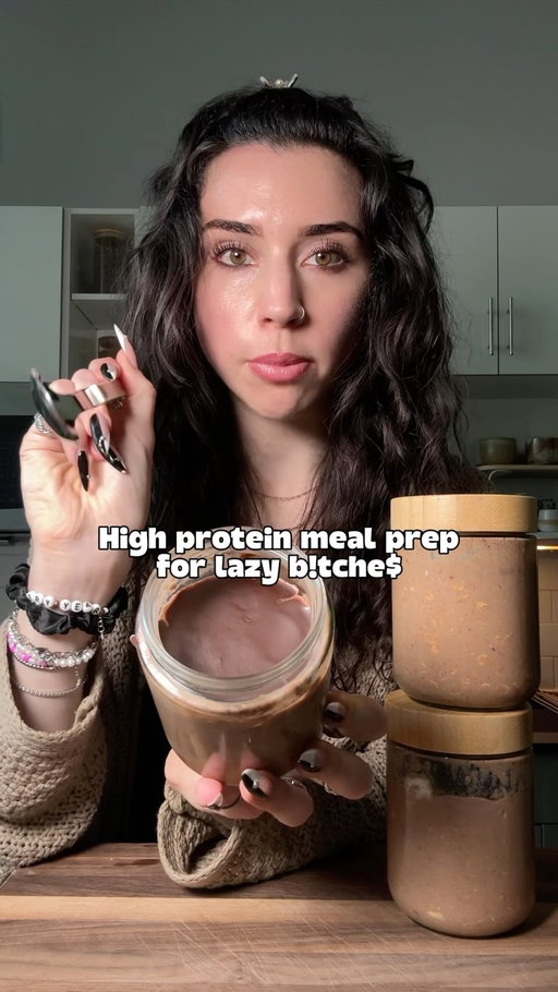 Chocolate peanut butter overnight oats! Guys I can’t stop drinking this @bd.almondmilk Chocolate Protein Almondmilk it’s SO GOOD! And perfect for oats! 8g of plant protein and 45% less sugar than dairy chocolate milk and for a limited time Blue Diamond Almondmilk is on rollback at Walmart! #ad
 
Ingredients: for 1 jar (repeat for each jar)
Base: 
1/2 cup rolled oats
2 tsp chia 
1 tbsp powdered peanut butter 
Cinnamon
1/4 cup yogurt
maple syrup (optional)
1/2 a mashed banana
1 cup Blue Diamond Chocolate Protein Almondmilk 
Chocolate shell: optional
1/4 cup dark chocolate + 2 tsp coconut oil
 
#mealprep #overnightoats
