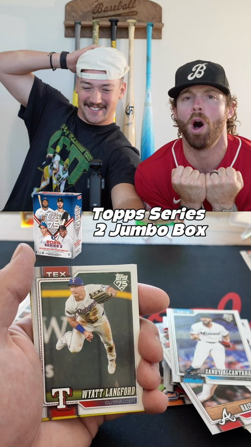 Topps JUMBO BOX (Series 2) video up on YouTube NOW!!! #baseballcards #topps #paulskenes