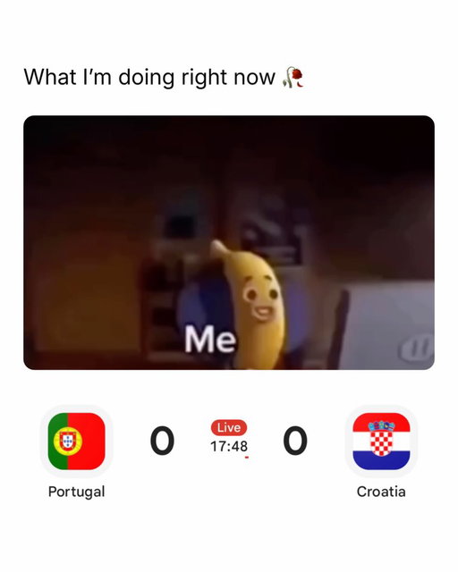 Portugal and Croatia are deadlocked in a tense World Cup knockout battle 🇵🇹⚔️🇭🇷

Portugal and Croatia are currently locked at 0-0 in their FIFA World Cup 2026 Round of 32 clash in Toronto. Both sides have created early chances, with Bruno Fernandes going close for Portugal and Ante Budimir testing Diogo Costa, but neither team has managed to break the deadlock yet. 

The match carries huge stakes, with the winner set to face Spain in the Round of 16 after Spain’s 3-0 victory over Austria earlier today. Cristiano Ronaldo and Luka Modrić are once again sharing the World Cup stage in what could be one of the final international meetings between the two legends.