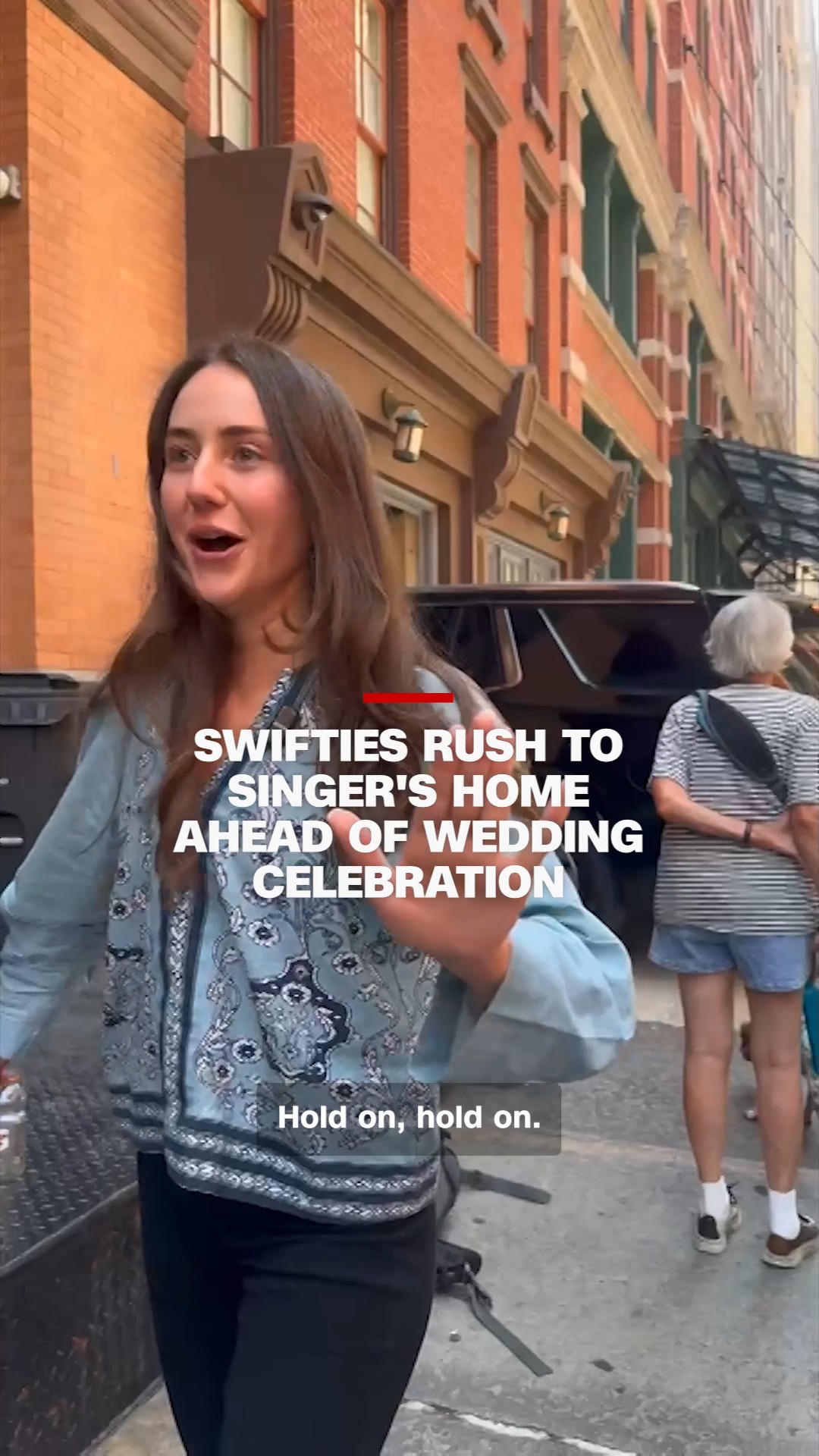 Taylor Swift fans head to the street of the star's home in hopes of catching a glimpse or finding a clue ahead of the big day. The pop star and Kansas City Chiefs tight end Travis Kelce are holding a wedding celebration at New York City's Madison Square Garden this week, two sources told CNN.

Read more at the link in our bio.